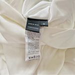 SheIn White Satin Ruched Dress Photo 3