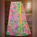 Lilly Pulitzer Marnie Maxi Skirt Multicolor Flamingo Paisley Print – Size Small Photo 6