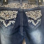 Soundgirl boot cut sz 9 dark blue jewel jeans Photo 13