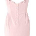 Camilyn Beth GoGo Pale Pink Ruffle Sleeveless Snap Button Open Back Sheath Dress Photo 1