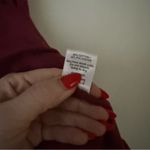 Camp Collection Dolly Burgundy Retro Tank Top Photo 2