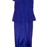 Elegant Vintage Blue Evening Gown, Medium Photo 1