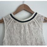 Free People  Ivory Maisie Lace All Star Peplum Tank Flare Size XS Coquette Preppy Photo 3