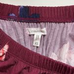 Maurice's Dark Red Rosy Floral Print Off The Shoulder Shift Dress Photo 9