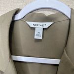 Nine West NWT's  Size M Khaki Utility Wrap Cross Over Dress Belt Pockets Sh/Slve Photo 2