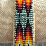 Navajo Indian Hand Beaded Bracelet Photo 0