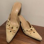Franco Sarto suede pointed mules cream size 9 Photo 12