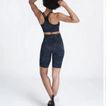 Spanx NWT Look At Me Now Bike Shorts in Black Camo Medium Photo 2