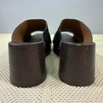 Ganni Black Suede Studded Wood Platform Clogs Mules Women's 41 (US 11) Photo 3