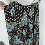 Natural Life  The Alice Floral Metallic Maxi Dress Womens XS Sleeveless Tiered Photo 2