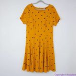 Unique Vintage Gwynnie Bee Yellow Star Print Fit-And-Flare Dress, 0X Photo 1