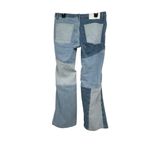 DL1961 x Ksenia Schnaider Zoie Wide Leg Patchwork Jeans Womens 32 Reworked Denim Photo 7