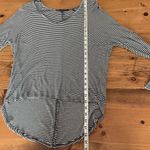 One Clothing Black & White Striped Long sleeve Top By  Photo 5