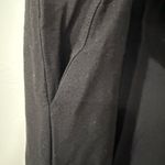 Eileen Fisher Elastic Waist Black Silk Cropped Crepe Wide Leg Pants Size L U Photo 2