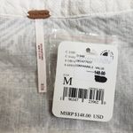 Free People  Womens M Iggie Embroidered Blouse in Ivory/Black Bean NEW Photo 8