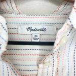 Madewell  Courier Shirt in Stitched Rainbow Stripe Size XS Photo 9