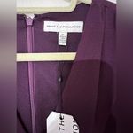 Dress the Population  Aila Long Sleeve Plunge Neck Asymmetric Bodycon Mini Dress Photo 5