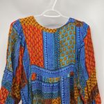 Passports  bohemian bell sleeve Y2K colorful top Photo 7