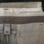 Club Monaco Gray Yellow Plaid Shorts Size 10 Photo 4