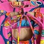 A pea in the pod Women’s  One Piece Maternity Ruffle Tie Back Swimsuit Size Small Photo 9