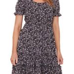 MikaRose NWT  Renee Dress in Black Hydrangea size S Photo 0