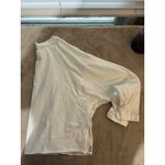 Free People  White Oversized Long-Sleeve Shirt With Boho Print Detail Womens S Photo 7