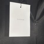 Sleeper Black Party Shirt Dress Long Sleeve Detachable Cuffs Small Photo 12