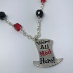 A.L.C. Wonderland Mad Hatter Necklace Neck Photo 6