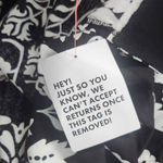 ASOS Black and White Floral Print Mini Skirt Dress NWOT Size 6 Floral Mini Dress Photo 6