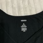 Sonoma  maternity black babydoll sleeveless tank top - size small Photo 2