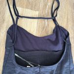 LA Hearts Navy Satin Backless Dress Photo 3