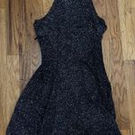 Urban Outfitters Sparkly Lace Up Back Fit And Flare Dress Photo 0