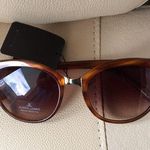 Judith Leiber Tortoise & Gold Cat's Eye Sunglasses Photo 0