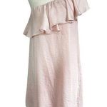 Kelly Renee Pink Lined One Shoulder Mini Straight Dress Women Size Small 15 Photo 0