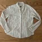 Universal Threads Universal Thread Striped Line Casual Button Down Photo 0