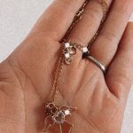 Petite Angel heart pendant gold necklace Photo 2