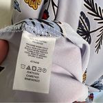 Loft Square Neck Blouse Light Blue Floral Photo 11