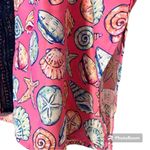 Simply Southern  size L/XL shell blue lace coverup nautical print slit sides Photo 3