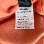 SheIn Peach Ribbed Embroidered Cut Out Cami Tank Top Size XL Photo 6