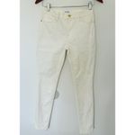 Frame  Le High Skinny Off White Coated Jeans High Rise Stretch Denim Sz 25 Photo 1
