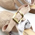 Bella Vita Pink Leather Upper Ankle Straps Open Toe Chunky Heel Sandals, Size 7 Photo 3