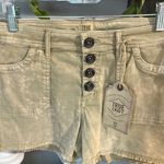 True Craft Shorts Vintage Tan Comfy Lightweight Cutoffs Women 9 Button Fly Beach Photo 2