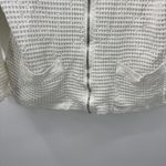 Fresh Produce White Waffle Zip Front Jacket Hood Lightweight Oversized XL Cotton Photo 1