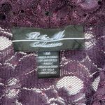 R & M Collection bolero style jacket 3/4” sleeve length dressy sequins Sz 14 Photo 6