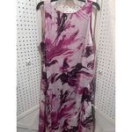 Ashley Stewart Plus Size Sleeveless V Neck Floral Print Midi Dress 18/20 Photo 4