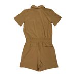 Calia Romper Dri Fit Activewear Golf Short Sleeve Khaki Romper Size XS Brown Photo 2