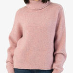 Kut From The Kloth pink wool blend cropped turtleneck sweater xs Photo 0