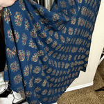 Magizham India sz Medium Chaaya Maxi Dress Teal green Romantic Boho Fairy Photo 3