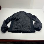XCVI  Puffa Jacket Women's Black Velvet Jacket Pockets‎ Size Medium Full Zip Photo 12