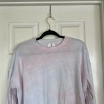 Sundry Tie Dye Sweat Set Tapered Joggers Size 0 Extra Small Pink Blue Lounge Photo 4